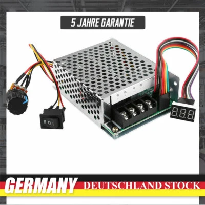 MARKENLOS Motor Drehzahlregler Reversible Schalter 12V 24V 36V 60A PWM CW / CCW DC 10-55V