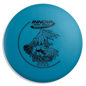 Innova DX Roc3 Midrange Golf Disc, Blue With Black - Picture 1 of 1