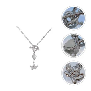 Punk Necklace Women Girl Necklace Jewelry Necklace Chain Jewelry - Picture 1 of 12