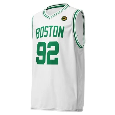 Camiseta deportiva de baloncesto blanca G1N con etiquetas House of Pain Boston Jump Around 92 Foto 1 de 4