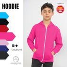 Kids Fleece Hoodie Girls Boys Zip Up Hooded Sweatshirt Unisex Long Sleeve Jumper