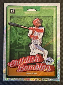 2019 Donruss Nicknames Rapture #N5 "Childish Bambino" Juan Soto! - Bild 1 von 2