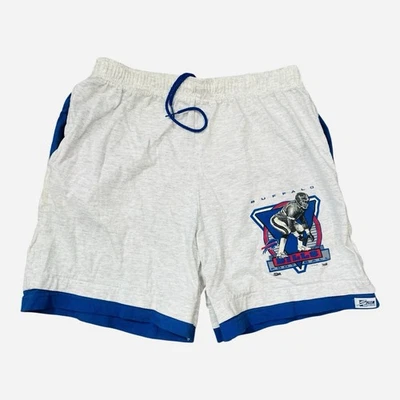 Vintage 90's  NFL Buffalo Bills Shorts by Salem Sportswear Size Large Rare - Image 1 of 4