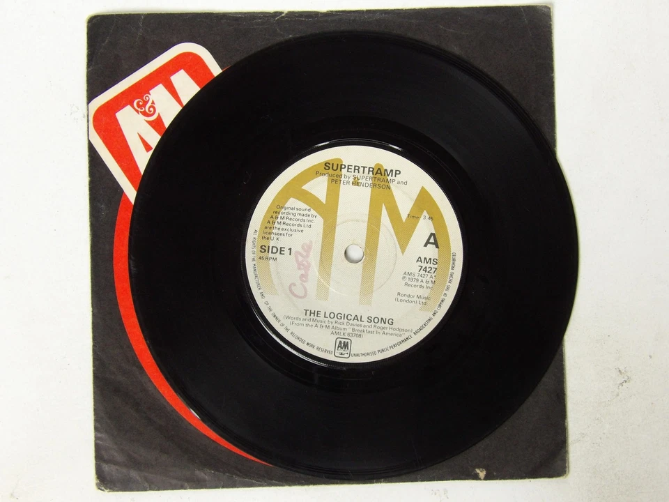 Supertramp: The Logical Song  1979   7" Foto 1 de 3