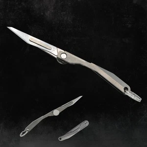 🔪 Titan Skalpell EDC Messer | Wechselklinge ultraleicht | Outdoor Mini Tool DIY - Bild 1 von 4