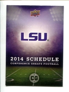 Calendario 2014 Upper Deck Conference Greats #66 - LSU Tigers 🏈 - Imagen 1 de 3