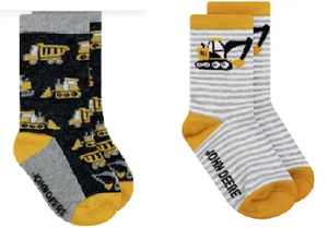 Neu John Deere 2 Paar 6-12 Monate Babysocken. beide Farben in 1 Packung - Bild 1 von 5