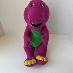 Vintage 1996 Playskool Barney the Dinosaur 16" Plush Tested Voice Box Work. - Picture 1 of 13