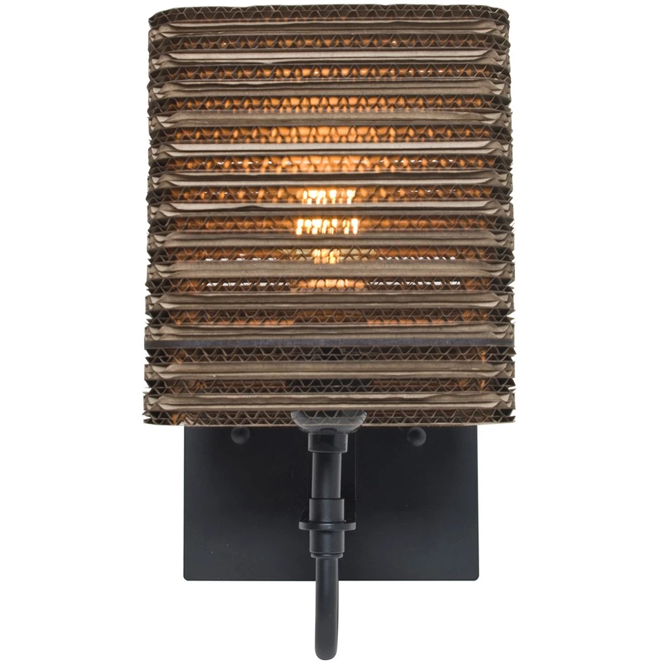 Besa Lighting 1WG-KIRK6-LED-BK Kirk 6 LED 6 inch Black Wall Sconce Wall Light - Image 1 of 1