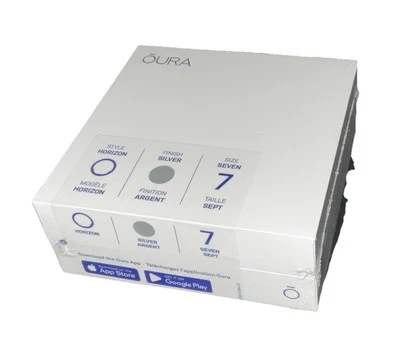 Oura Ring Gen 3 Horizon Silver US Size 7 - SEALED PLEASE SIZE FIRST (READ DESC.) - Image 1 of 2