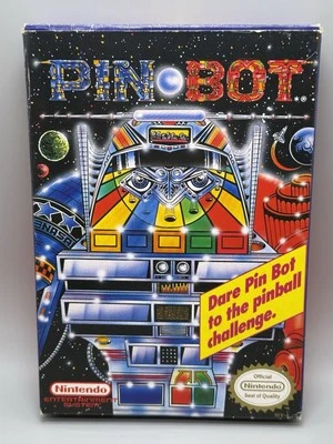 Pin-Bot NES Game -  Tested CIB Complete in box, W/ Manual - READ - Image 1 of 4