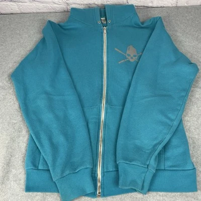 Sudadera con Capucha American Apparel Para Hombre Mediana M Verde F497 Cremallera Completa Comer Big Lift Gimnasio Grande Foto 1 de 4