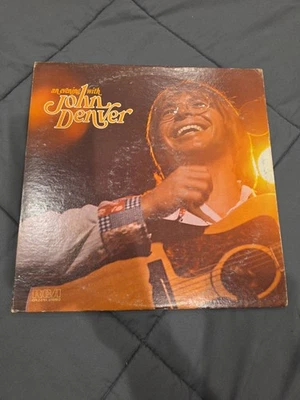 AN EVENING WITH JOHN DENVER 2-LP SET VG+ VINYL RECORD GATEFOLD RCA 1975 - Image 1 of 4