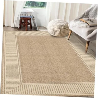  Alfombra Lavable 5x7 para Dormitorio Grande Salón Alfombra con Respaldo de Goma Informal  Foto 1 de 4