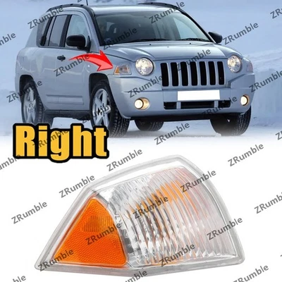 Right side Corner Light For Jeep Compass 2007-2010 Front Signal Indicator Lamp - Image 1 of 4