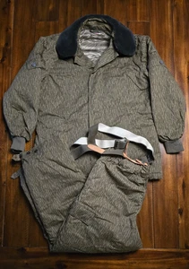 East German Winter Camo Insulated Uniform Coat & Trousers Rain Drop Pattern M52 - Picture 1 of 23
