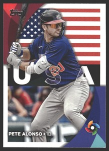 Pete Alonso #WBC-3 2023 Topps World Baseball Classic Stars USA