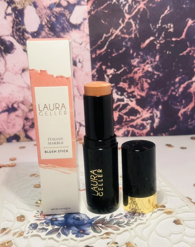 LAURA GELLER ITALIAN MARBLE BLUSH STICK PINK FIORE 0.31 OZ BOXED - Image 1 of 1
