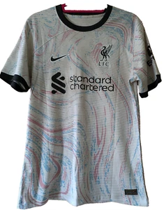Liverpool Nike Away Football Shirt 2022/23 Number 6 Thiago Expedia Medium UK - Picture 1 of 11
