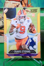 2021 Panini Score - Travis Etienne #310 Rookie Card Gold Foil Jaguars