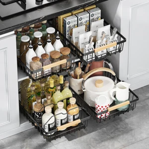 Pull Out Cabinet Organizer, Slide Out Drawer for Kitchen Pantry Bedroom NEW - Picture 1 of 8