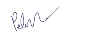 Peter Asher signed 4x6 index card - Picture 1 of 2