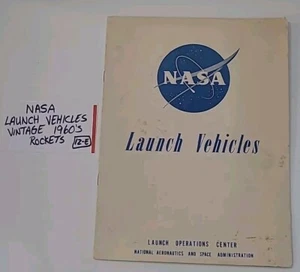 Vintage NASA Launch Vehicles Picture Booklet 01-623-48 1960s Rockets Old - Picture 1 of 24