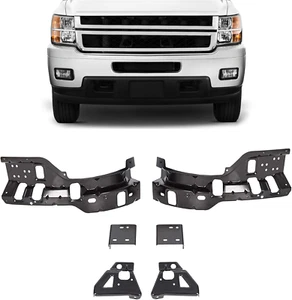 6Pcs Front Bumper Brackets Compatible with 2011-2014 Silverado 2500HD 3500 Impac - Picture 1 of 8
