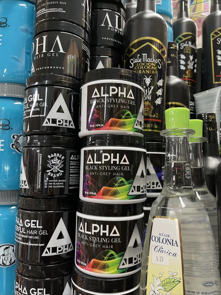 2x Alpha Shaving GEL Alcohol Water Based Eucalyptus Extract Made in US 16oz