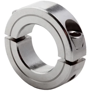 Shaft Collar: Shaft, 0.313" Bore Dia, 11/16" OD, Stainless Steel 11/16" OD (2PK) - Picture 1 of 6