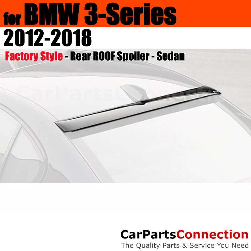 Primer ABS Roof Rear Spoiler Lip 12-18 For BMW 3-Series F30 Sedan - Image 1 of 1