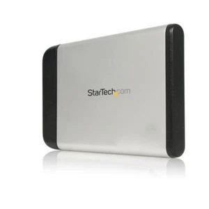 NEW StarTech SAT2510U2 Silver 2.5-in USB 2.0 External SATA Hard Drive Enclosure - Picture 1 of 12
