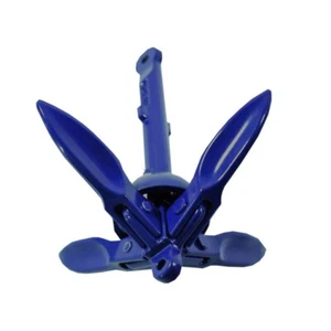 ISURE Aluminum Folding Anchor Canoe Kayak Raft Boat Sailboat Fishing Jet Ski - Foto 1 di 6