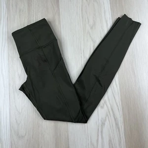 Apretado Lululemon Fast Free 28" *Oliva Oscura No Reflectante Talla 4 - Imagen 1 de 13