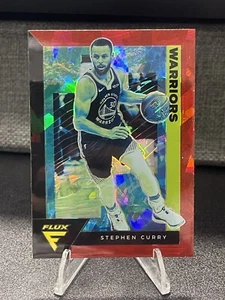 2020-21 Panini Flux Basketball Stephen Curry Red Cracked Ice Prizm #55 - Picture 1 of 2