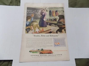 1943 DRUCKANZEIGE SCHULBUS ALLGEMEINE MOTORSCHULE - Bild 1 von 1