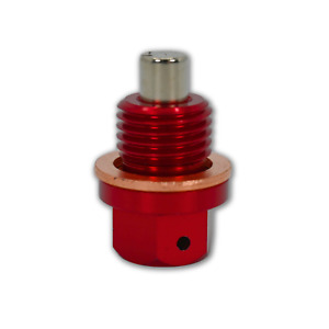 RED RACING MAGNETIC ENGINE OIL DRAIN PLUG FOR 91-94 NISSAN SENTRA SER 12X1.25 MM