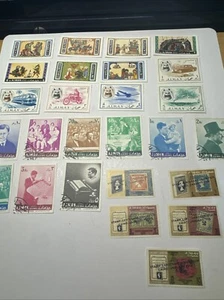 Ajman 4 Sets Used and unused All hinged (Lot 14a File 46) - Picture 1 of 9