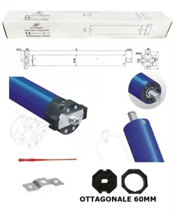 MOTORI MOTORE PER TAPPARELLA TAPPARELLE 100 Kg 50NM ITALY AUTOMAZIONE TUBOLARE - Imagen 1 de 1