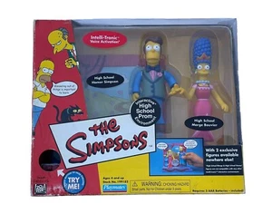 Vintage 2000 Interactive High School Prom Environment Homer Simpson/Marge Figure - Picture 1 of 3