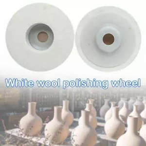 2pcs Corner Grinding Wheel Felt Polishing Disc, 100mm Wool Polishing Pad New - Picture 1 of 11