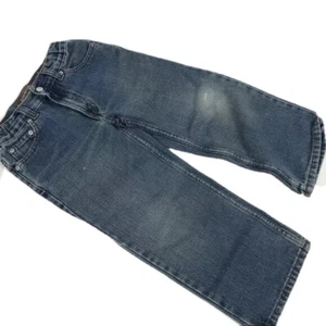 Levis 569 Boys Denim Blue Jeans Size 6 Straight Leg Adjustable Waist - Picture 1 of 6