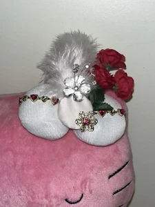 Fiocco bottone fantasia COSTRUISCI UN ORSO BAB HELLO KITTY fatto a mano quercia amore San Valentino - Foto 1 di 2