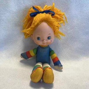 Peluche pupazzo vintage 1983 Rainbow Brite Hallmark Mattel senza vestito 10 pollici - Foto 1 di 2