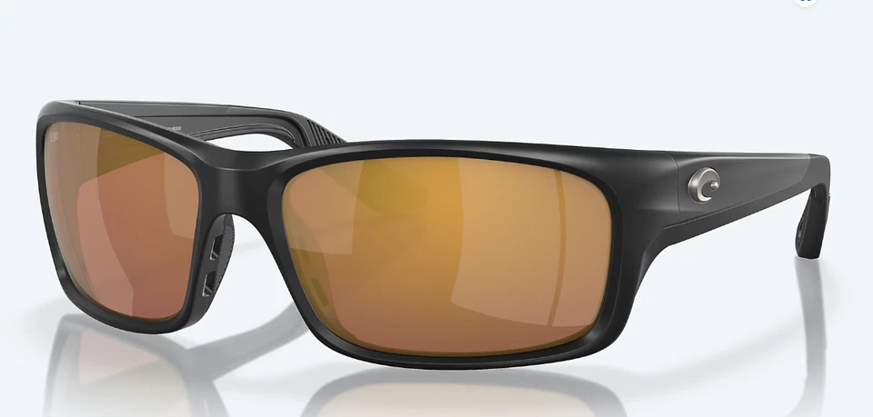 Costa Del Mar JOSE PRO Polarized Sunglasses Matte Black Gold Mirror Glass 580G - Image 1 of 1