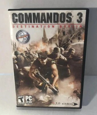 Video Game PC Commandos 3 Destination Berlin Eidos Game EUC - Image 1 of 4