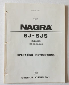 Nagra IV-SJ / SJS Betriebsanleitung 1973 GUT - Bild 1 von 3