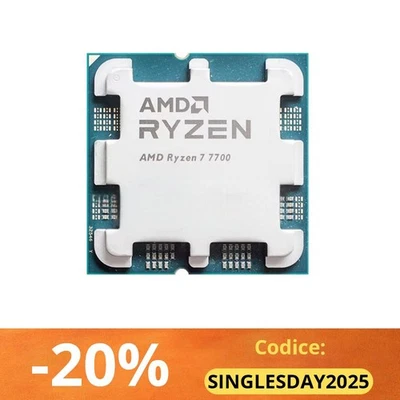 AMD Ryzen 7 7700 CPU Tray AM5 3.8GHz 8Core 16Thread L3 Cache 32MB Sockel  - Bild 1 von 4