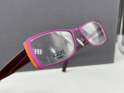 Monturas de gafas Lafont para mujer púrpura rosa cuadrado delgado satinado precio original: 228 € Foto 1 de 4