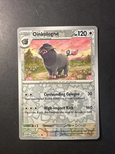 2023 Pokémon Obsidian Flames Reverse Holographic Holo Foil Oinkologne 183 /197 - Picture 1 of 2
